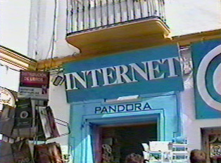 An internet cafe