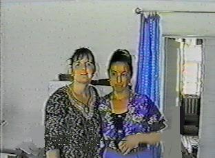 An American Peace Corps Volunteer with her Turkmen hostmother